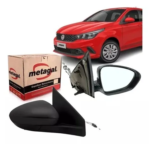 Retrovisor Fiat Argo 2017 2018 2019 2020 2021 Metagal