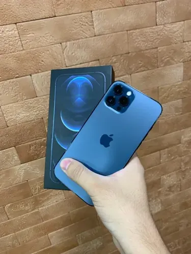iPhone 12 Pro maxx azul impecável com garantia // adquira hoje