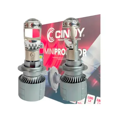 Kit Led Cinoy Hb4 Canhão Projetor Plug And Play