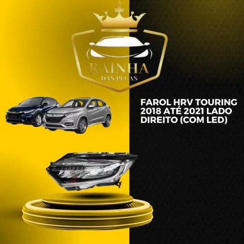 Farol HRV Touring 2018 até 2021 Lado Direito (Com Led)