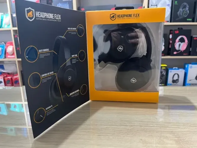 Headphone Flex Extra Bass GShield - Parcelamento sem Juros - Loja Física