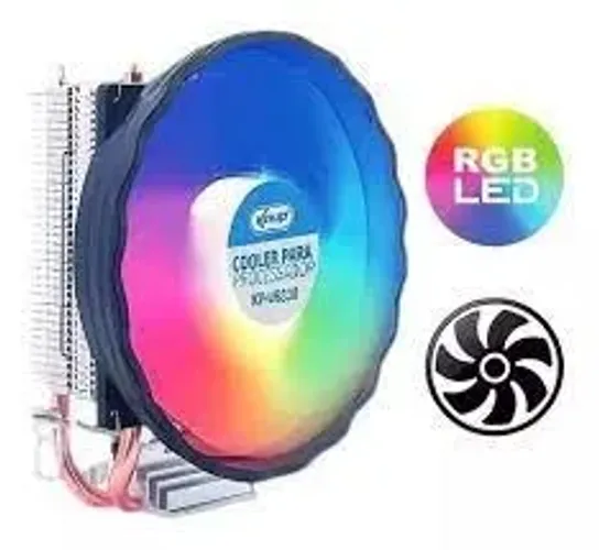 (NOVO) Cooler Processador Knup KP-VR330 Led RGB