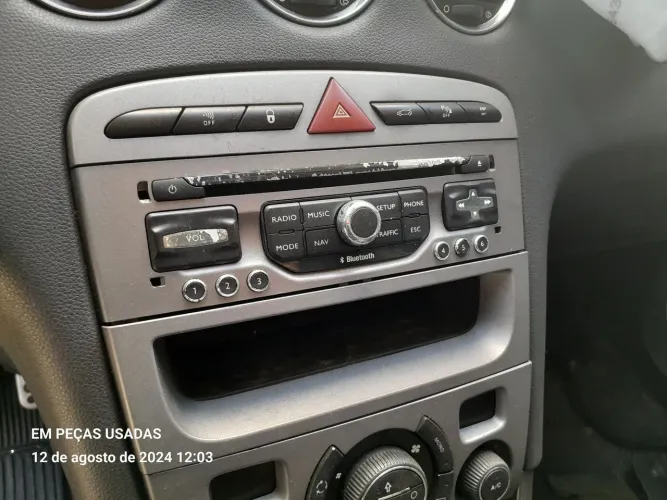 Rádio original multimídia Peugeot 308 408