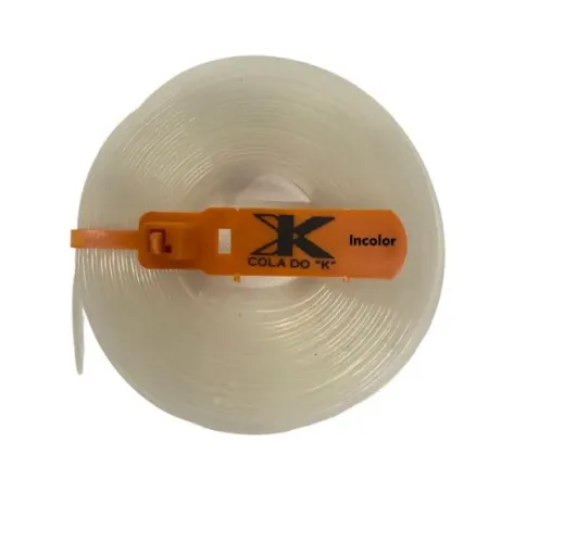 cola de queratina keratina k fita para mega hair  - cor transparente