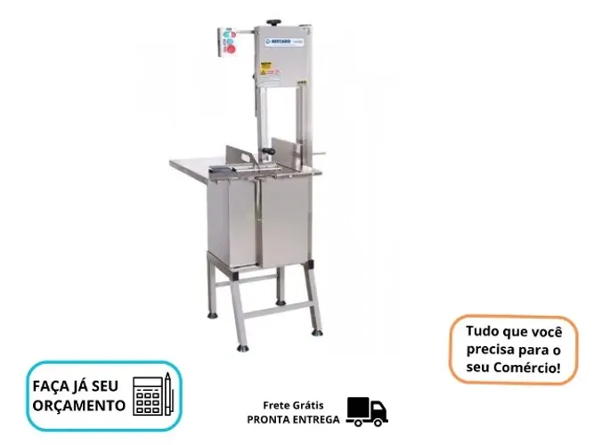 Serra Fita Beccaro com Pé Nova Inox Bivolt