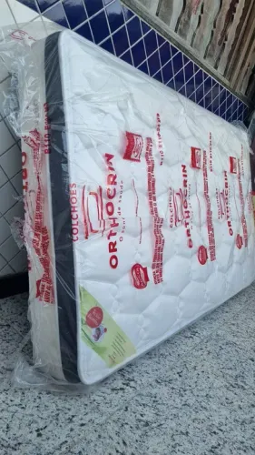 Colchão casal Orthocrin novo, lacrado no plastico, aceito cartão entrego