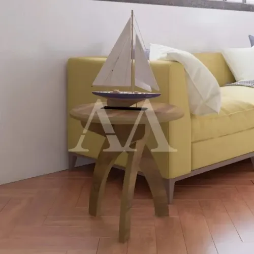 A Mesa de Apoio Jade da Artely possui design retrô vai deixar sua sala muito mais 
