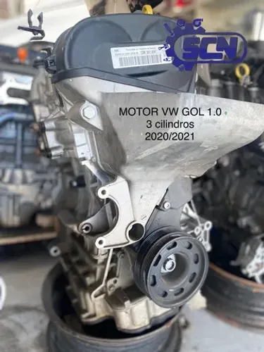 MOTOR ORIGINAL VW GOL 1.0, 3 CILINDROS, 2020/2021