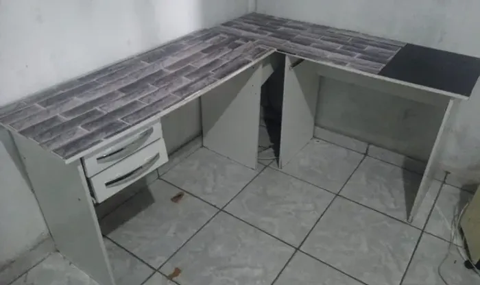 Bancada Mesa em L para trabalho