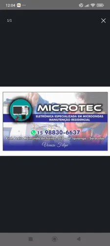 Manutenção em forno de microondas .