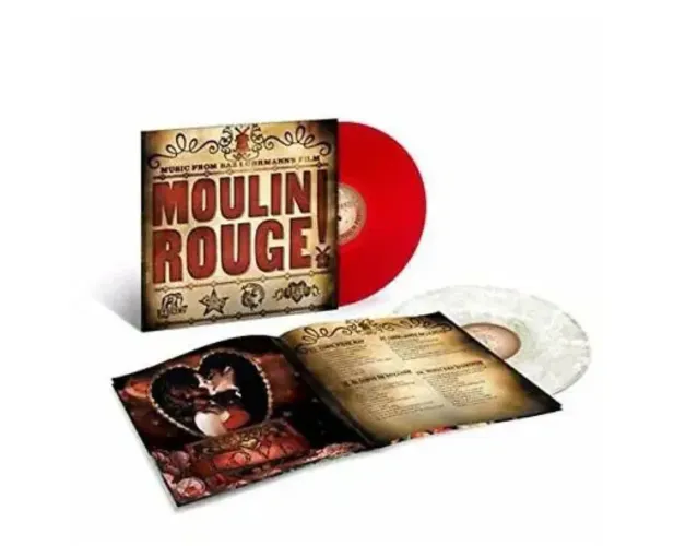 Moulin Rouge Trilha Sonora Filme Soundtrack Disco de Vinil LP colorido