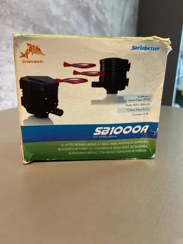 Bomba Submersa 2mt Regulagem 1000l/h Fonte Lago Aquário