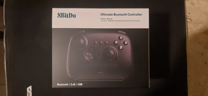 Lacrado - Controle 8 BitDo BLUETOOTH com base de carregar para Nintendo Switch 2, 1e PC