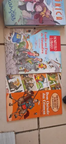 Livros Monteiro Lobato (O LOTE COM 02 LIVROS)