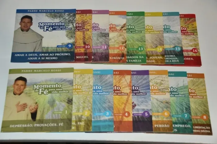 Coleção Momento De Fé Pe. Marcelo Rossi - 16 Cds Originais