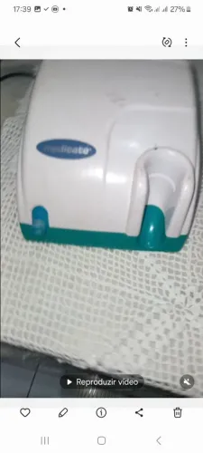 Aparelho de aerossol funcionando perfeitamente