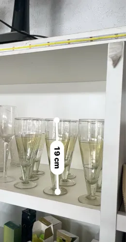 conjunto 6 taças do tipo pilsner ou taças de cristal 