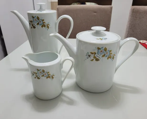 Bules café-chá-leite porcelana SRS Schmidt