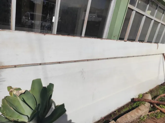 Toldo de metalon com polietileno 1.40 x 5.90
