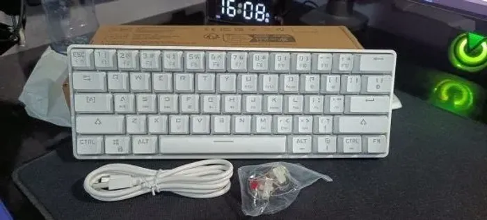 Teclado Gamer Mucai Mk61 60% Switch Red