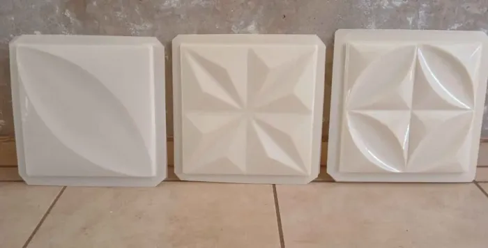 10 FORMAS DE MOLDES 3D 30cm PLACAS DE GESSO