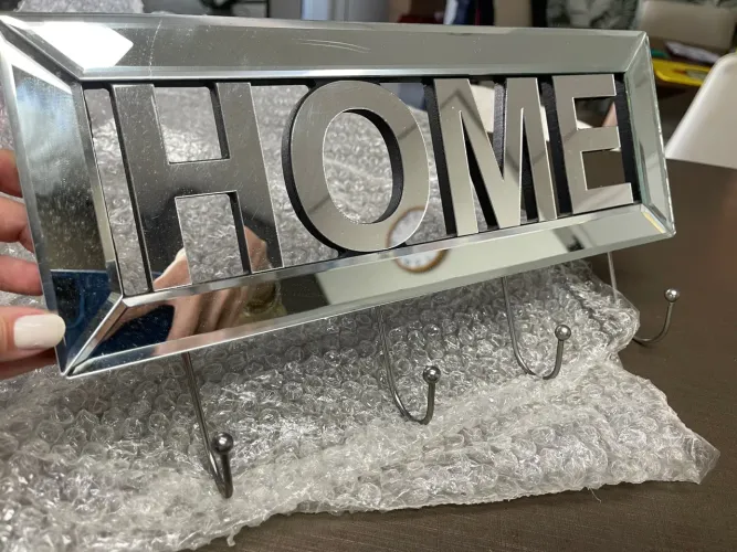 Porta-chaves Home espelhado