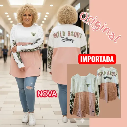 CAMISETA MANGA COMPRIDA IMPORTADA - ANIMAL KINGDOM