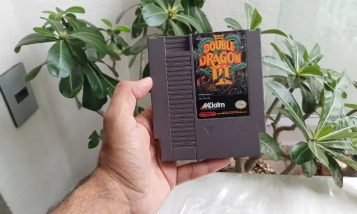 Cartucho Double Dragon 3 Original Nes Nintendinho Impecável