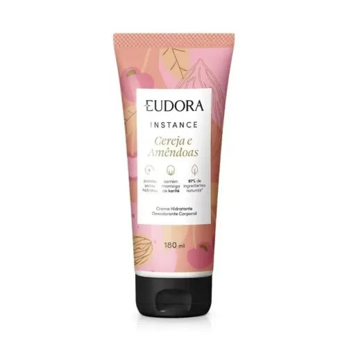 Creme Hidratante Corporal Instance Cereja e Amêndoas 180ml Eudora Envios Hoje