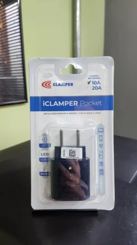 iClamper Pocket 2 Pinos 10A - Dispositivo contra surtos elétricos