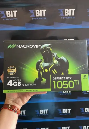  GEFORCE GTX 1050Ti MACROVIP 4GB | Nova Lacrada | Original