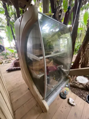 Estufa vitrine salgadeira quente