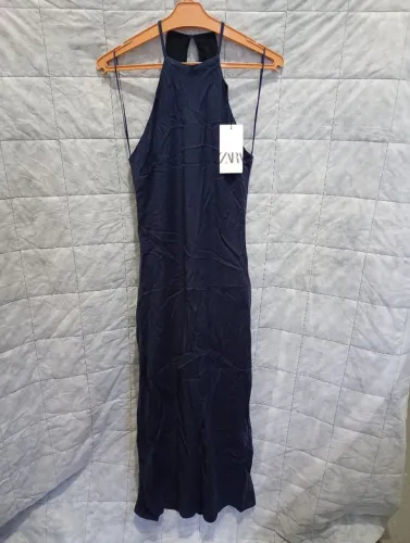 Vestido midi de alça Zara