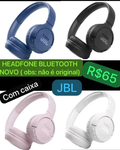 Headfone JBL bluetooth.   NOVO