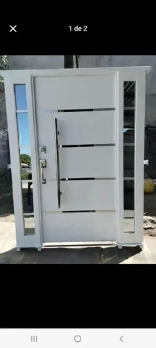 Fabricamos qualquer modelo de Porta Portão Janela Proteção Escada Guarda-corpo Corrimão 