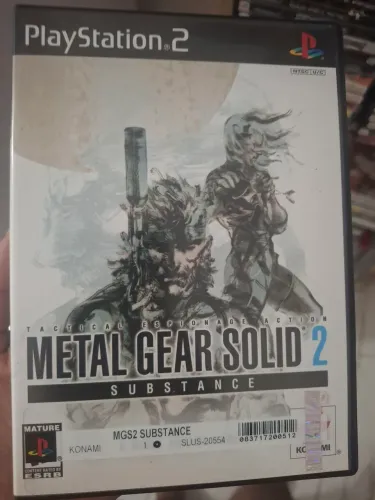 Metal Gear Solid 2 Substance PS2 Original 