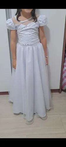Vestido noivinha infantil