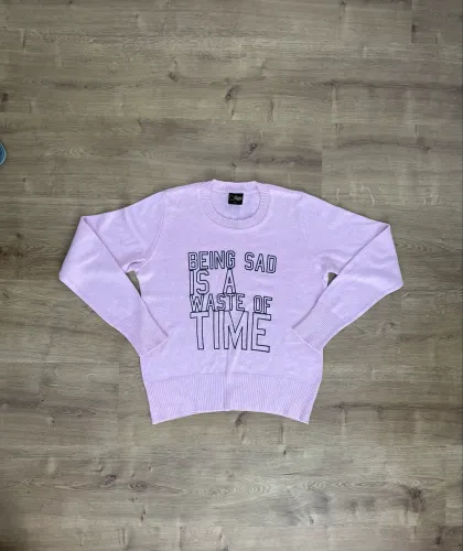 Suéter feminino tam M rosa Kardiê