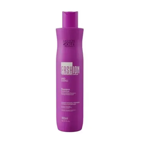 Shampoo cronograma capilar 300ml - fashion gold