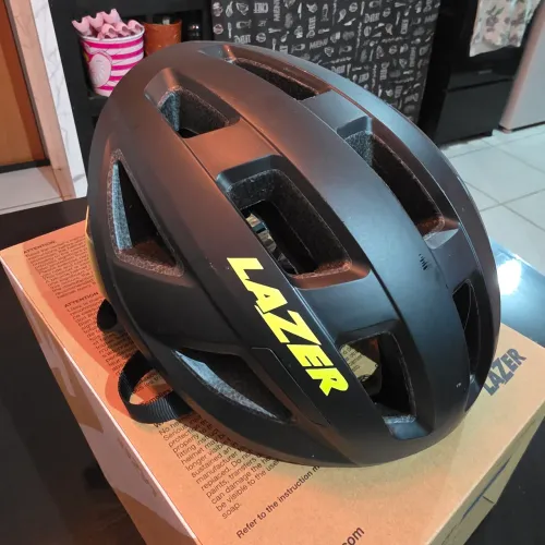 Capacete Lazer Tonic KinetiCore - Flash Yellow Tamanho G