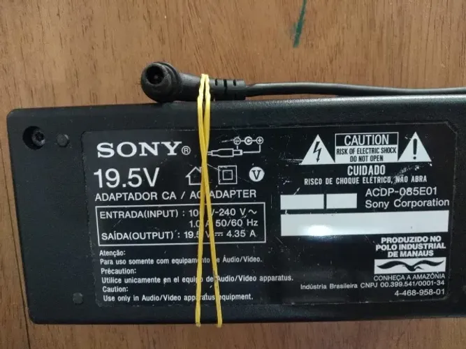 FONTE TELEVISÃO SONY ORIGINAL MODELO: ACDP-085E01 19.5V