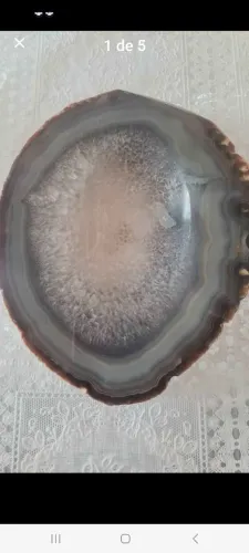 Saboneteira de Ágata natural