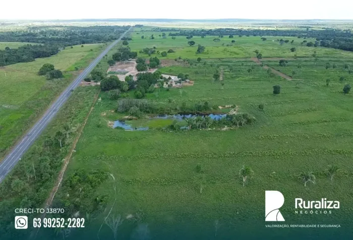 Piraquê - TO Localização estratégica às margens da BR-153, ideal para produção agrícola e