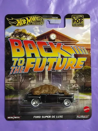 Hot Wheels Premium Ford Super De Luxe - Back to the Future - Raro! Lacrado!