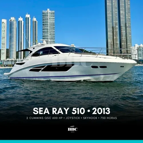 Lancha Sea Ray 510 - 2013 - 740 Horas 