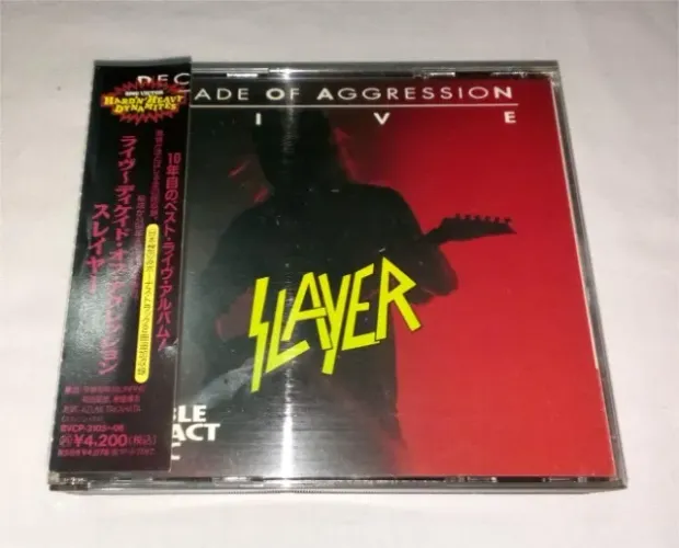 Slayer - Decade Of Aggression Live - Cd Japones Obi - Leia o Anuncio
