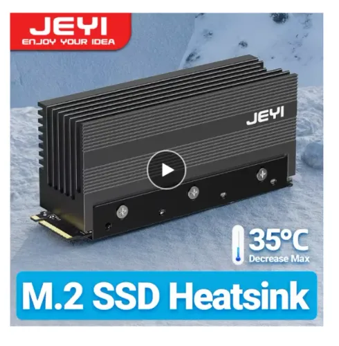 ssd dissipador de calor m.2 nvme jeyi Glacier - ssd 1tb ssd 500gb ssd 480gb ssd 240gb