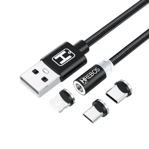 Cabo Magnético para Celular 3.1A - HREBOS