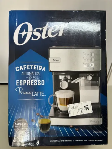 Cafeteira Espresso Oster Nova PrimaLatte inox 127v - lacrada