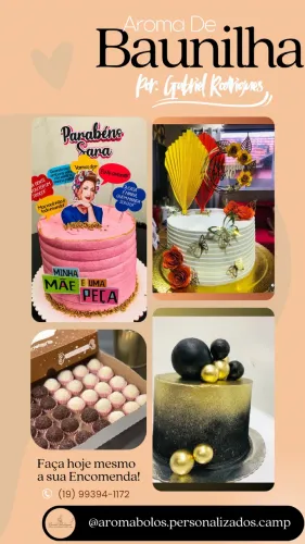Bolos de Aniversário Personalizados